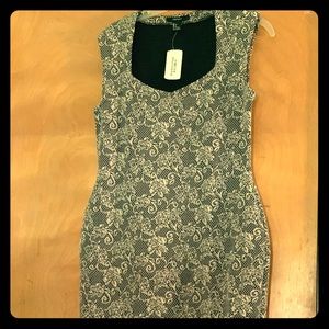 Forever 21 Black/Cream  Large Dress, NWT